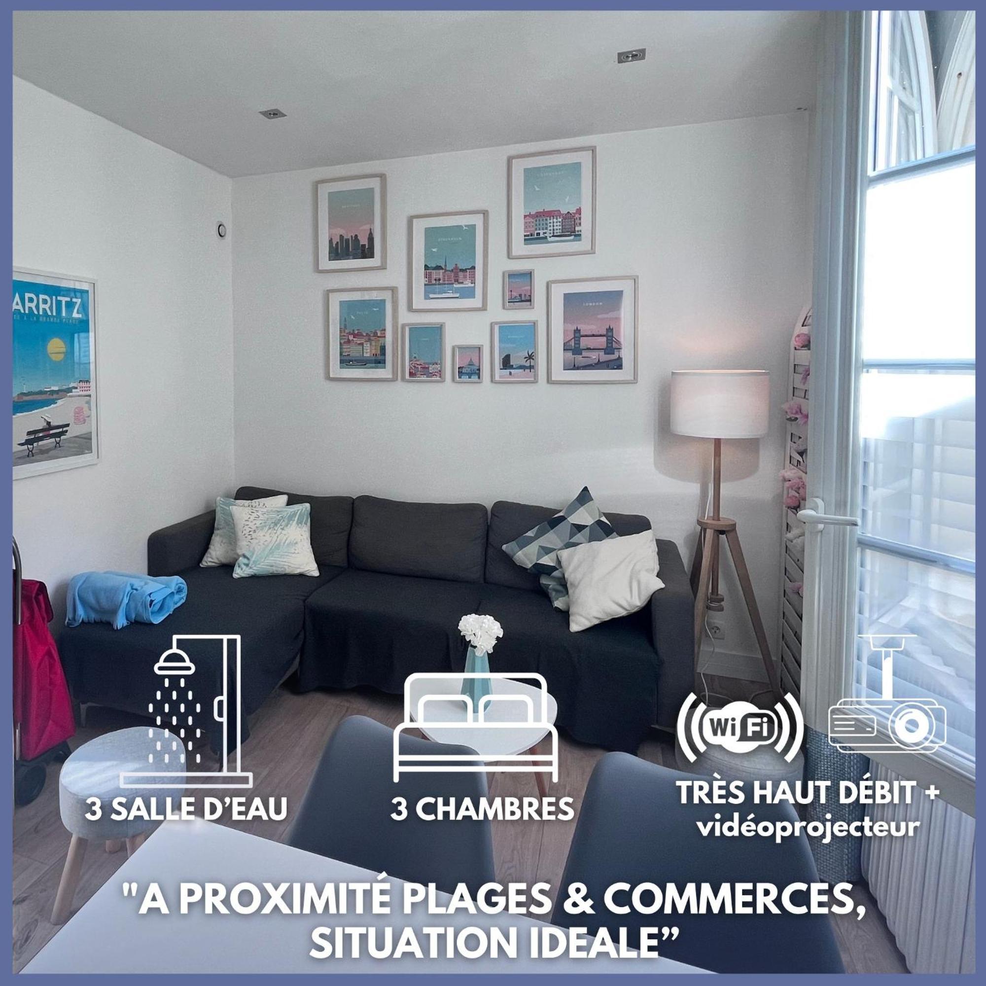 Chalet Basque 6 Couchages Centre Ville Biarritz Eksteriør billede